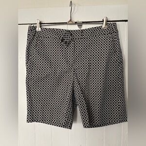 Willi Smith Black and White Geometric Patterned Garment